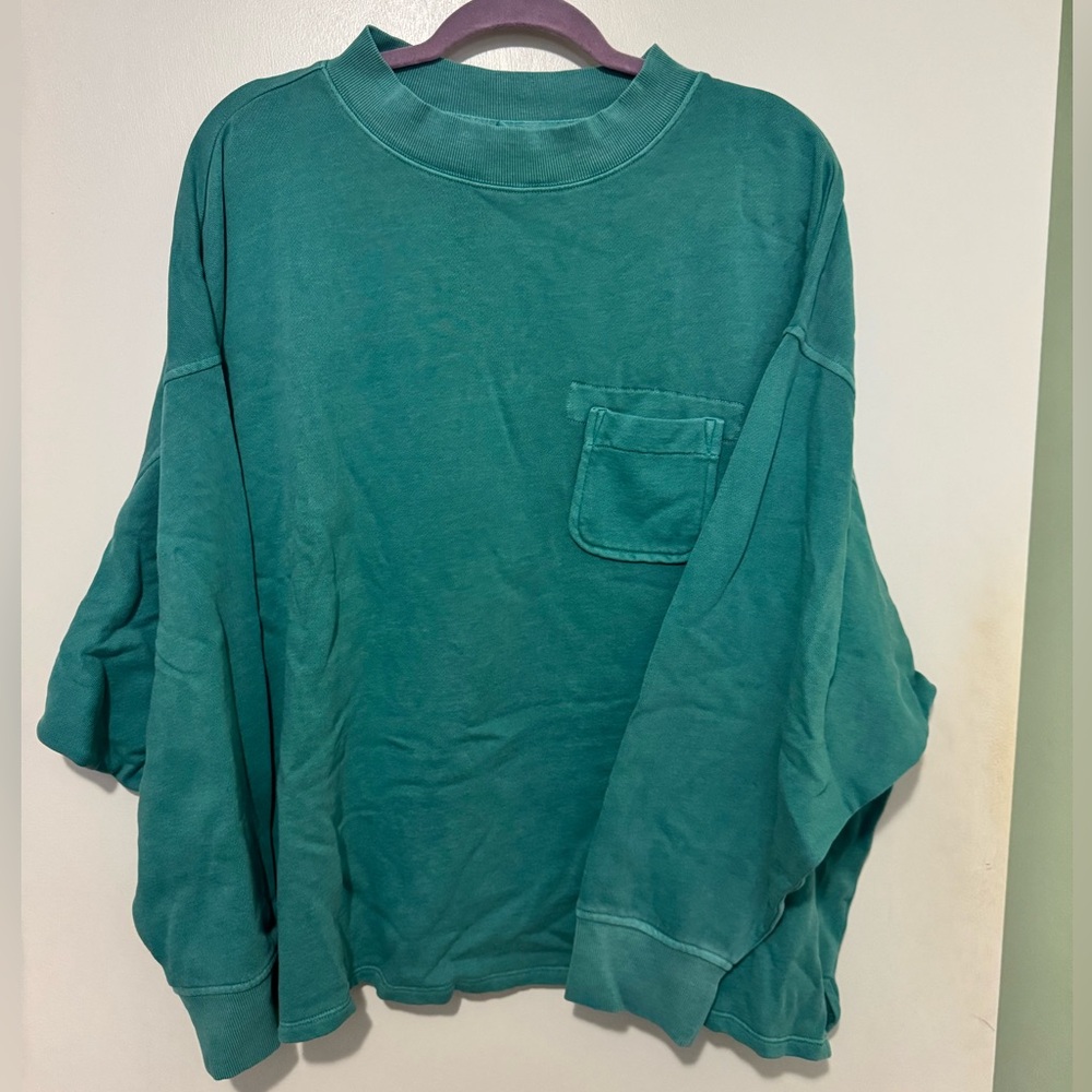 Old Navy Aqua Pullover XXL